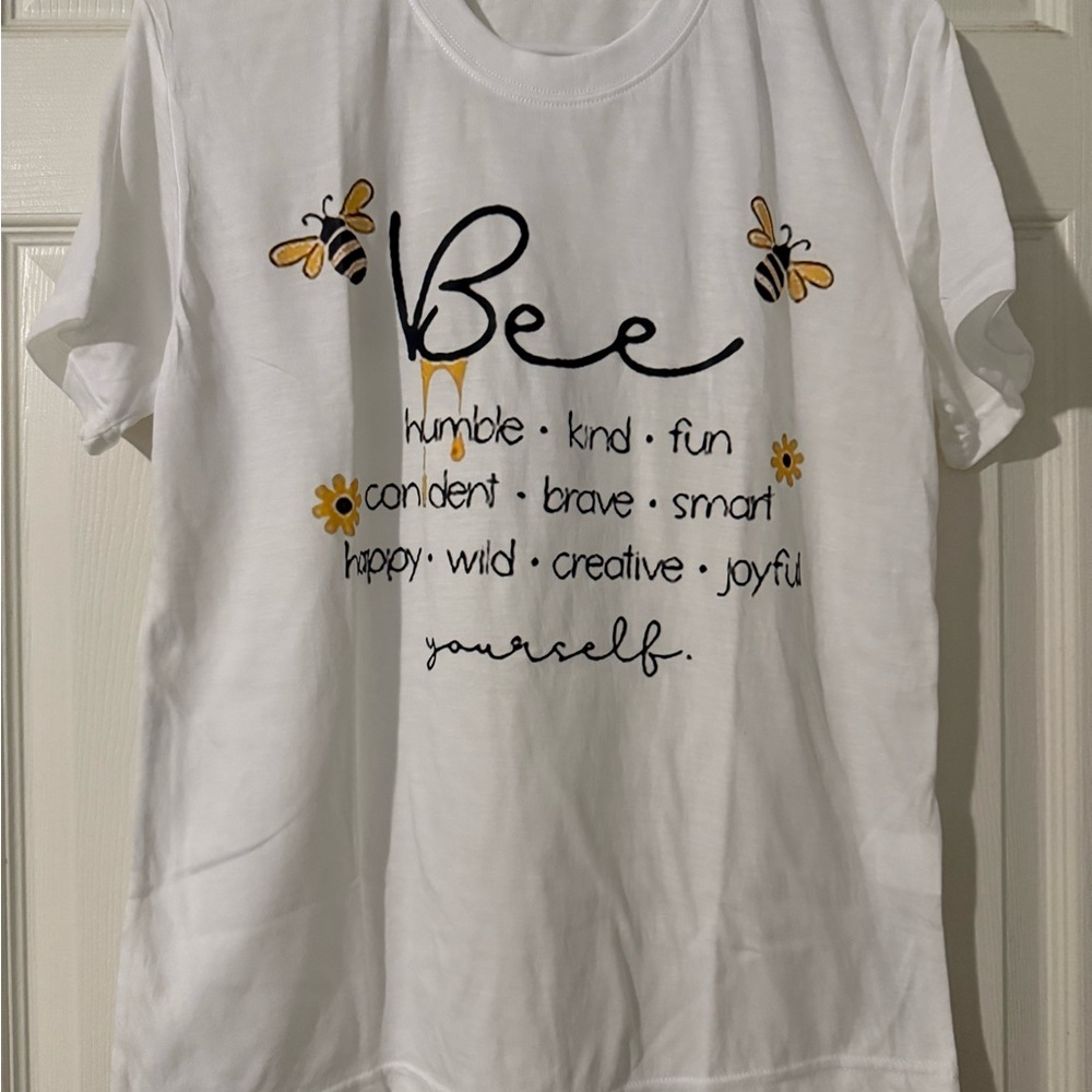 Bee Graphic T-Shirt - White